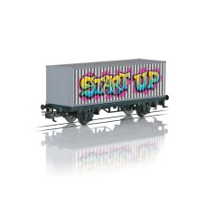 Containerwagen Graffiti