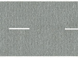 Landstraße grau, 200 x 4,8 cm (aufgeteilt in 2 Rollen)